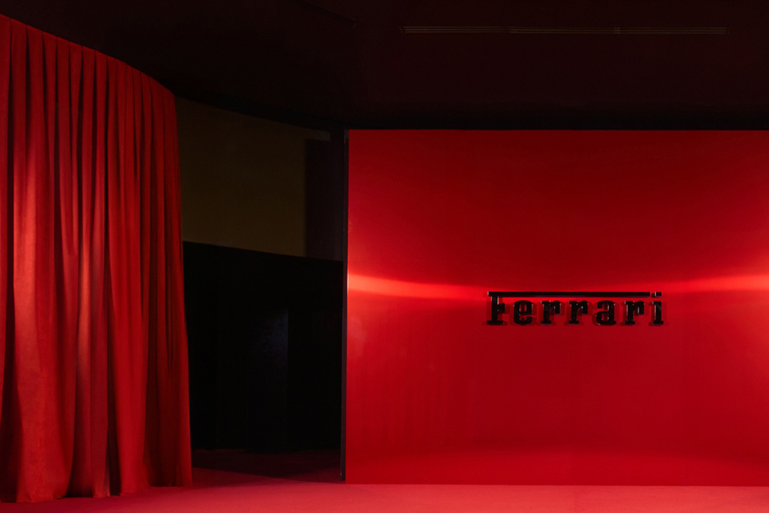 Alcantara collaborates with Ferrari for the SS25 catwalk show during Milan Fashion Week